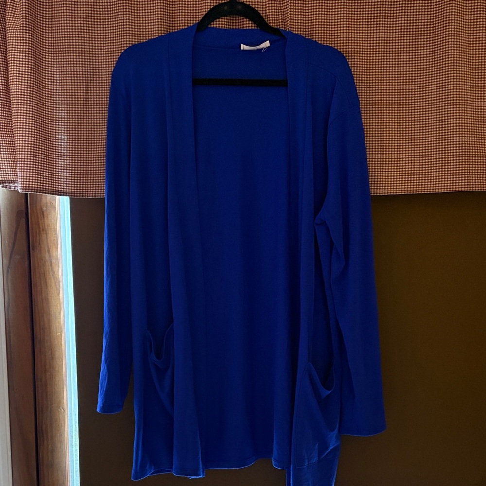 Zenana Outfitters Royal Blue Cardigan
